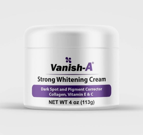 Vanish-A Strong Brightening Cream 4 oz - Good Brands USA