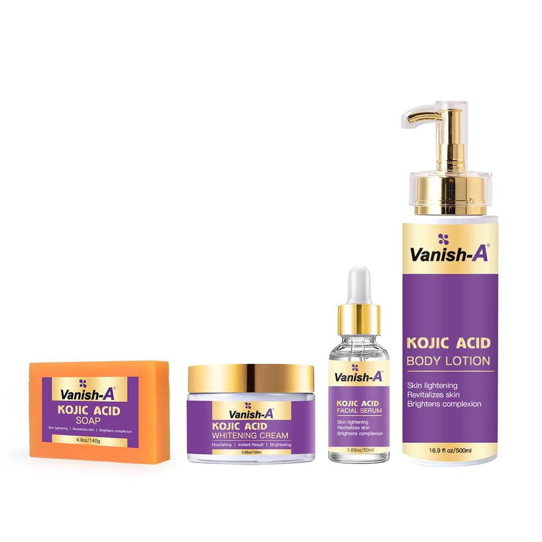  Kojic acid 4pc SET Vanish-A - Good Brands USA